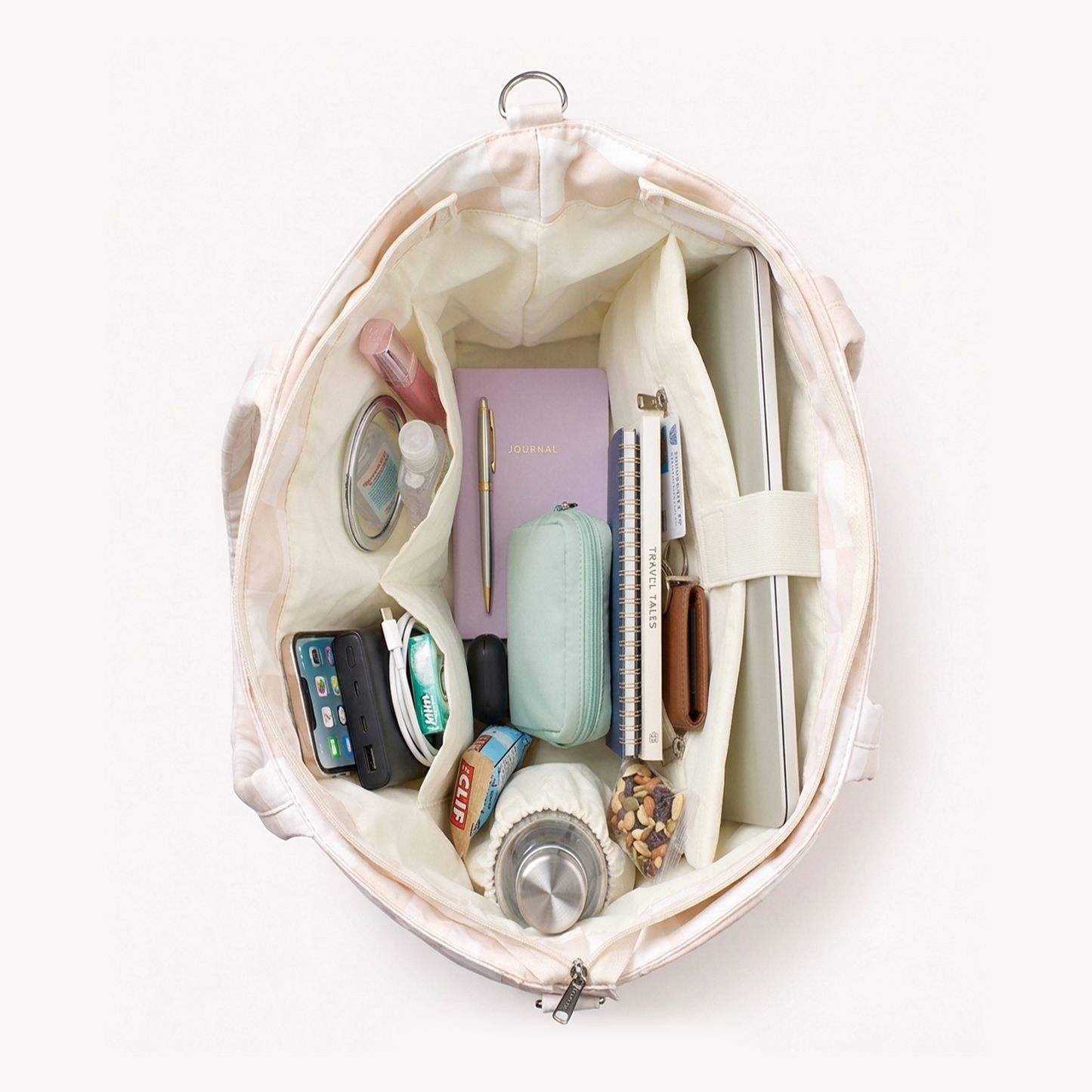 Premium Checkered Puffer Tote | The Everyday Bag That Fits Your Whole Life