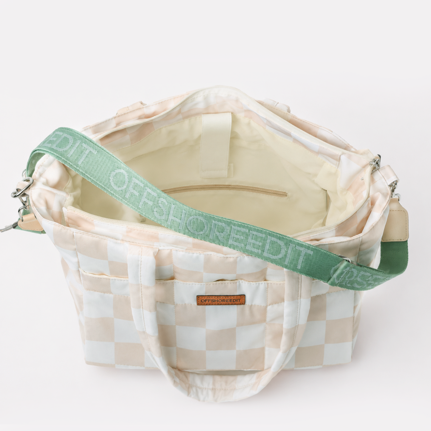 Premium Checkered Puffer Tote | The Everyday Bag That Fits Your Whole Life