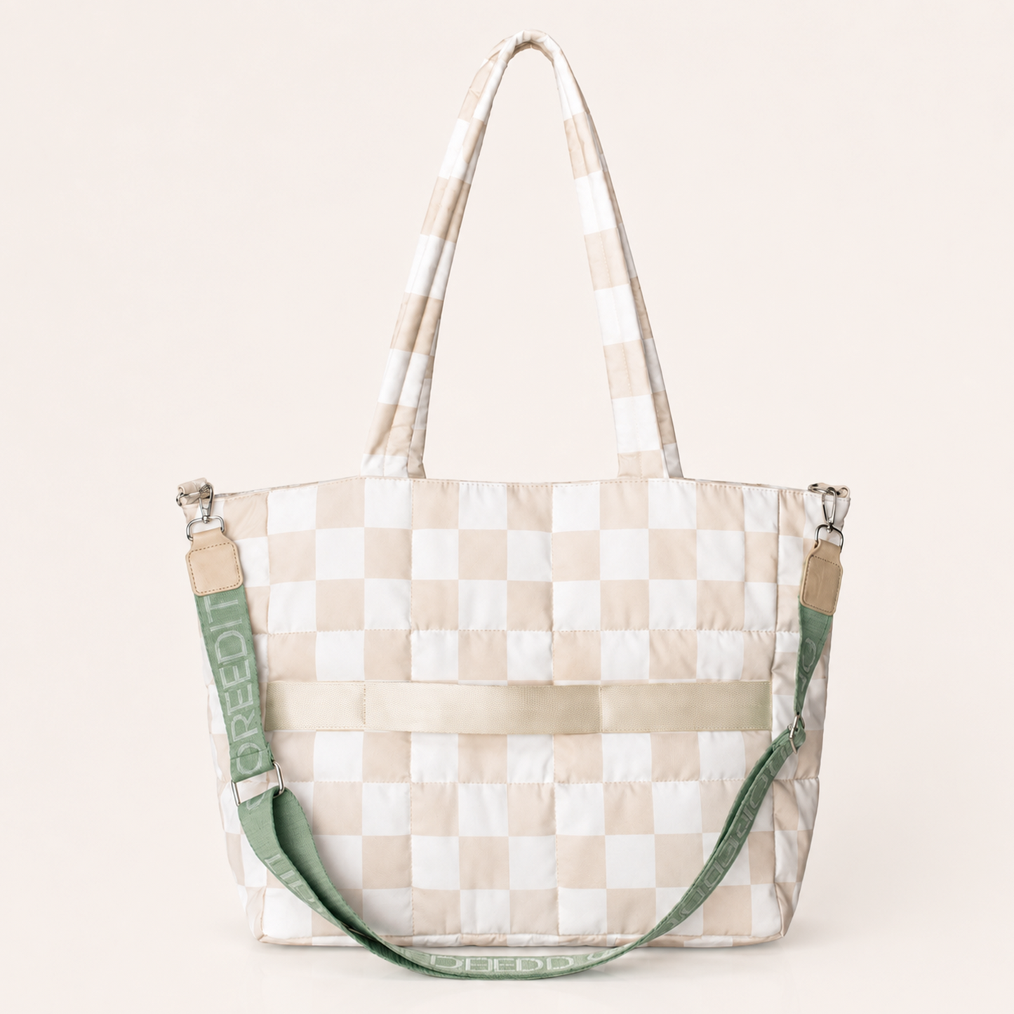Premium Checkered Puffer Tote | The Everyday Bag That Fits Your Whole Life
