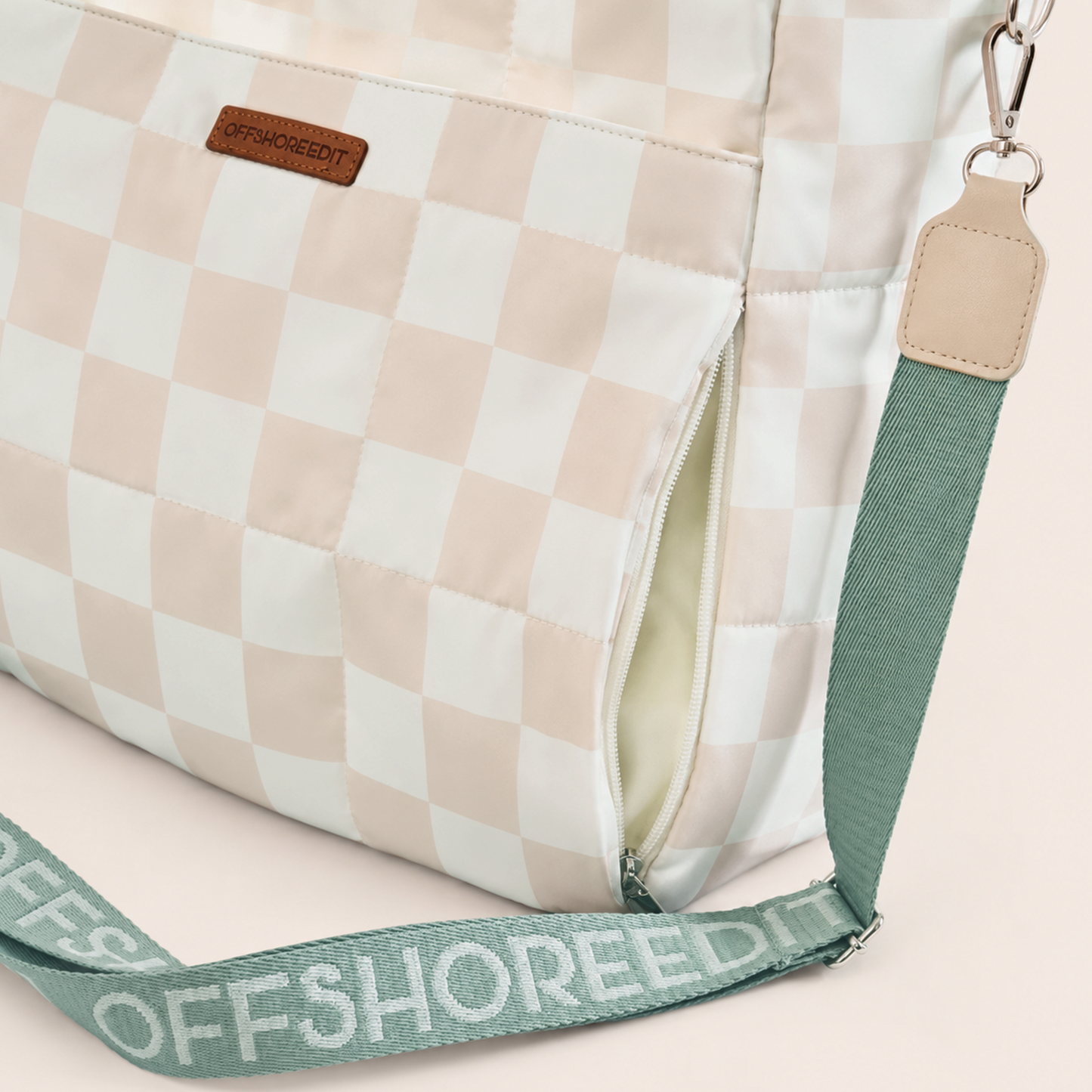 Premium Checkered Puffer Tote | The Everyday Bag That Fits Your Whole Life