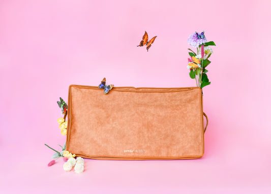 Vegan Leather Underbed Storage with wheels