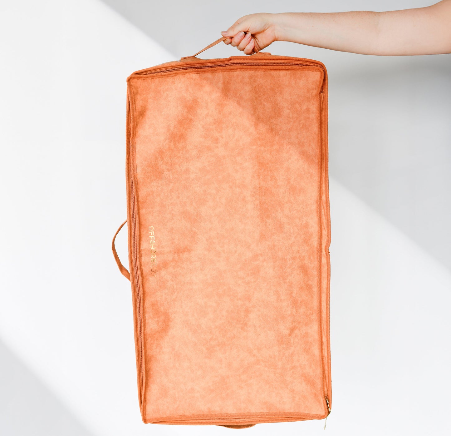 Vegan Leather Underbed Storage with wheels