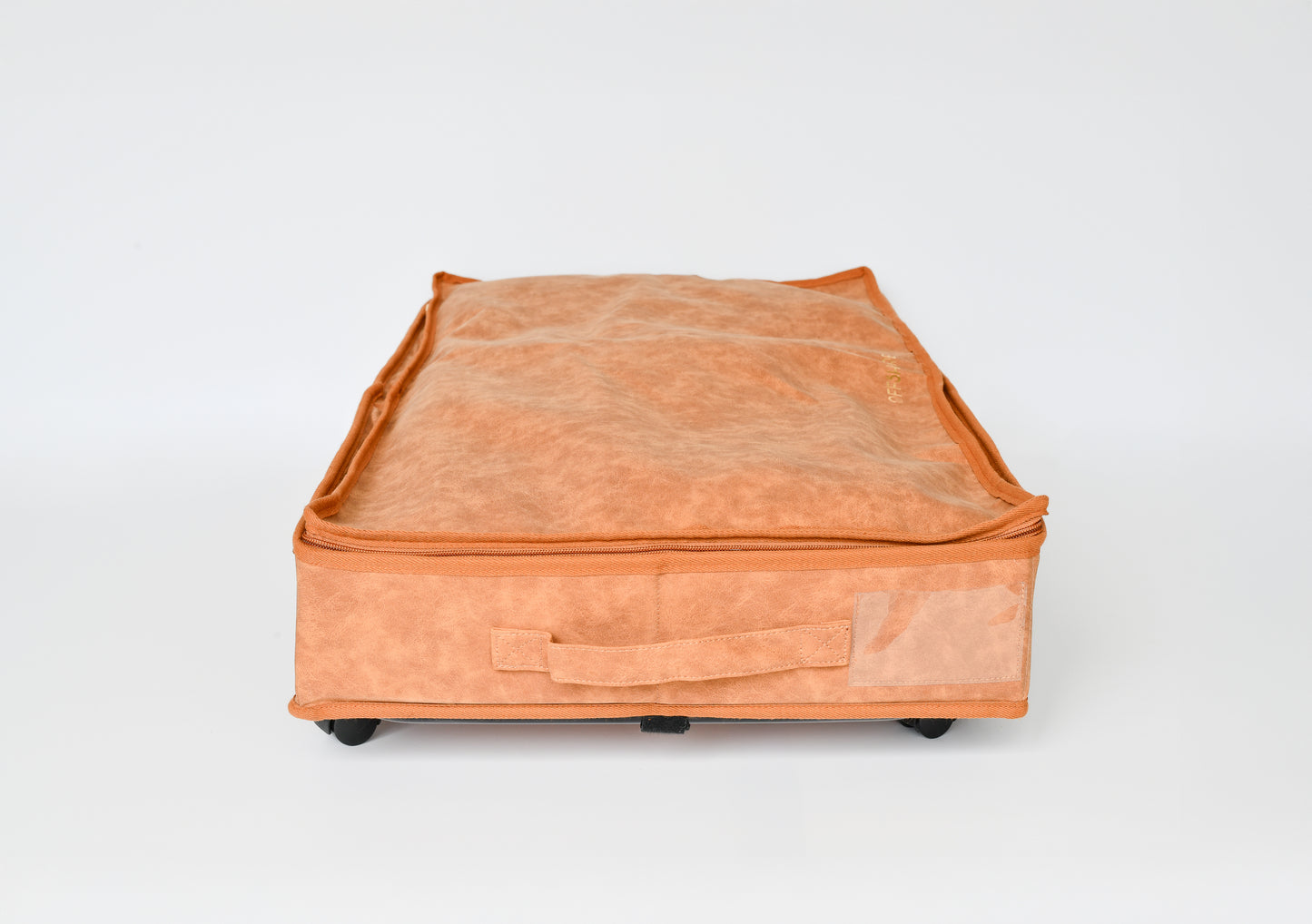 Vegan Leather Underbed Storage with wheels