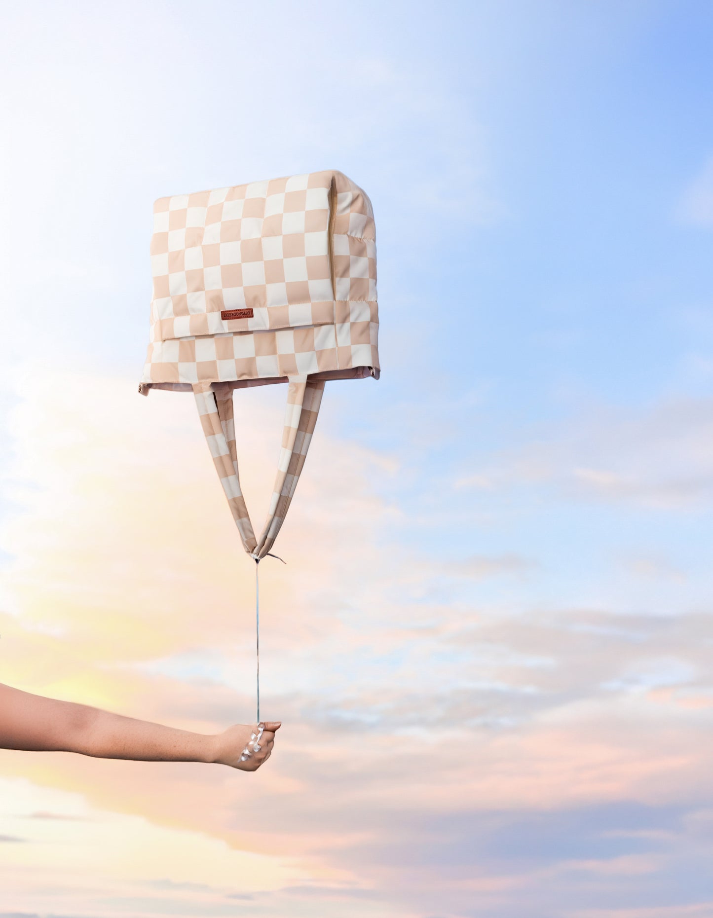 Checkered Yoga Tote Bag